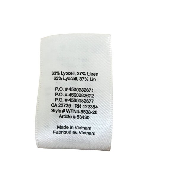 ARITZIA Wilfred Allegra Short Linen Blend Tie -Waist Shorts Size 00 - Picture 7 of 7